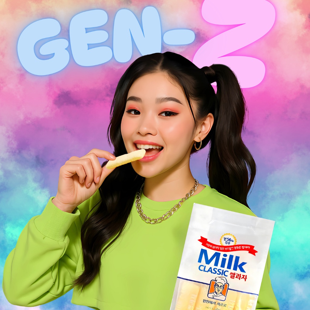 Gen-Z enjoying Milk Classic